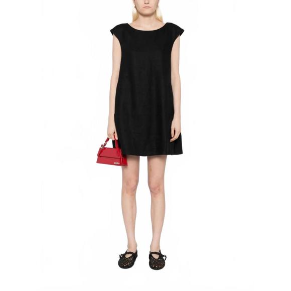 NEW POSSE matilda shift mini dress in black